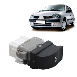 Passenger Side Power Window Switch for Clio MK2 1998-2016, 8200060046 8200084013 Master Power Window Switch, Electric Window Control Switch