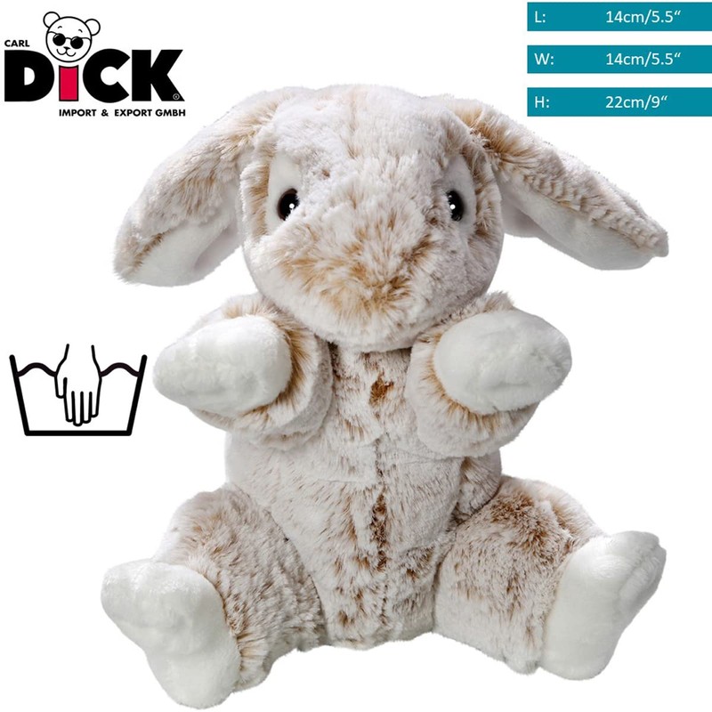Carl Dick 3523001 Sitting Rabbit Soft Toy Approx. 22 cm