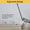 EZONEDEAL Ergonomic Portable Laptop Stand Notebook Save Space for Desk