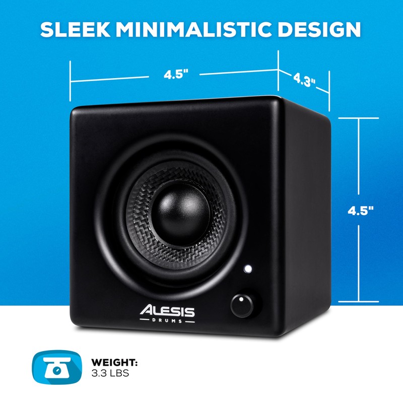 Alesis Nitro Amp 70W 3" Compact Electric Drum Monitor Speaker