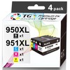 TG Imaging Compatible 950XL 951XL Ink Cartridge Replacement for 950