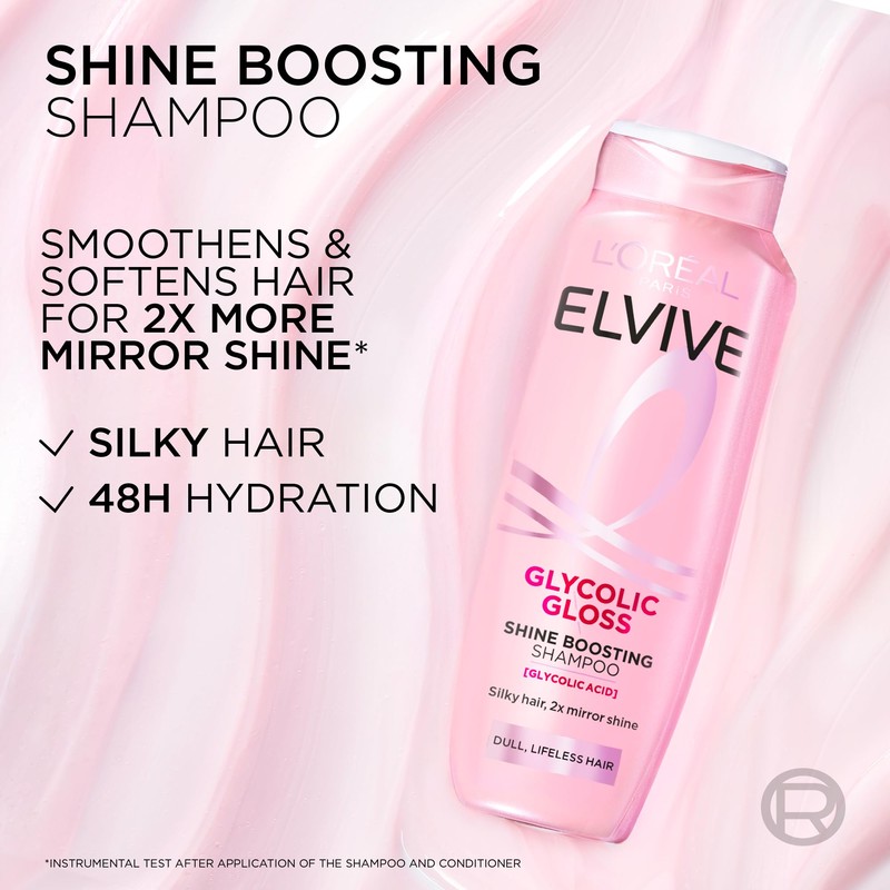 L'Oreal Elvive Glycolic Gloss Core Shampoo 400ml
