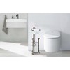 SunnyPoint Freestanding Toilet Paper Holder with Storage – Holds 3