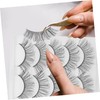 FOMIYES 25pairs False Eyelashes Natural Look Chemical Fiber Makeup Lashes