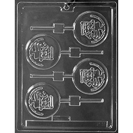 Grandmama's Goodies P011 Constitution Patriotic Lollipop Chocolate Candy Soap Mold with Exclusive Molding Instructions