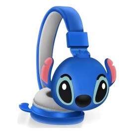 Audífono Over-Ear Sports Headset Stitch Bluetooth Azul Para iPhone Samsung Xiaomi