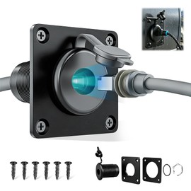 RJ45 Passthrough Wall Socket Compatible with Starlink Gen 3,CAT6 Ethernet