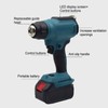 Rechargeable Cordless Heat Gun Handheld Digital Display Fast Heating Temperature