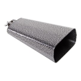 Fame M2 Cowbell, 7 1/2 Inch, Black/Silver, High-Quality Steel, 19 cm, Mountable, Strong Sound, Excellent Workmanship, Ideal for Music Lovers