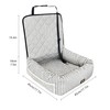 GeerDuo Dog Car Seat for Small and Medium Dogs, Booster