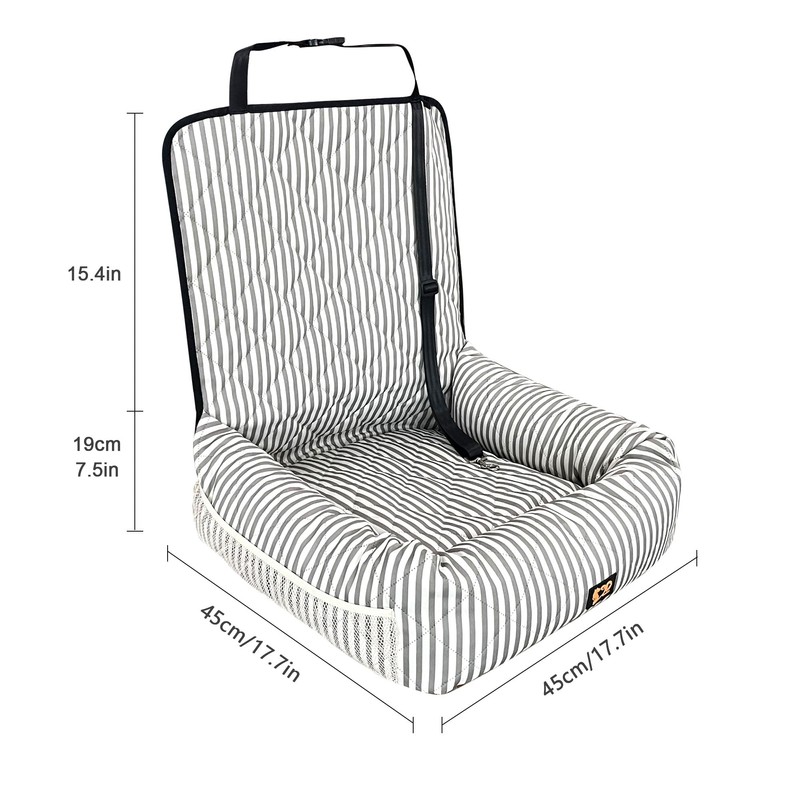 GeerDuo Dog Car Seat for Small and Medium Dogs, Booster