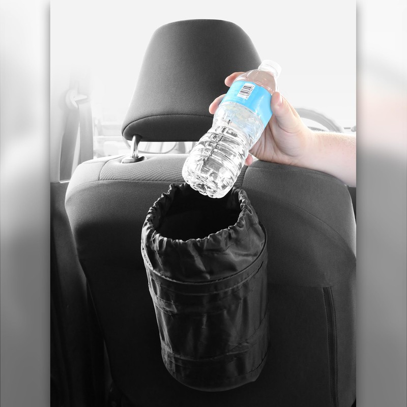Xtreme Car Trash Can, 8” inch Pop-Up Garbage Bin for