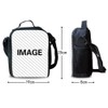Amzbeauty Shark Lunch Bag for Kids Insulated Reusable Square Portable