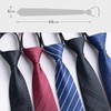 [Love Room] ZH-012 Men's High-Performance One-Touch Necktie, Business Neck, Zip,