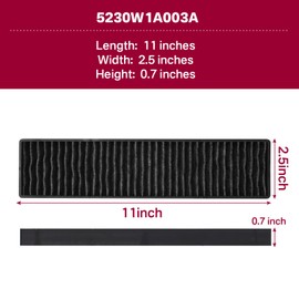 Sthovd 5230W1A003A Replacement for LG Microwave Charcoal Filter LMV1650ST, LMV1650SW,LMV2031ST,LMV2031SB,LMHM2237BD,LMVM2085SB,LMVH1711ST,LMV2031BD, AP4439398,AH3527523,EA3527523,PS3527523,1164492