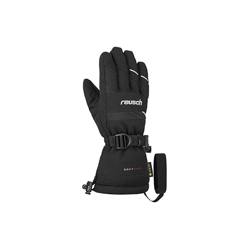 Reusch Children's Maxim GTX Gloves, Black/White, 4