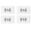 4 PCS Smart Lock Key Fobs, IC Cards, 13.56MHz Card