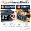 Cordless Electric Heated Lunch Box for Adults，360° Surround Heating Fast