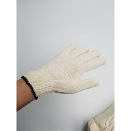 NATIONAL PAPER TRADING LARGE WHITE COTTON WORK GLOVES 10 PAIRS [GLOVE4WX]