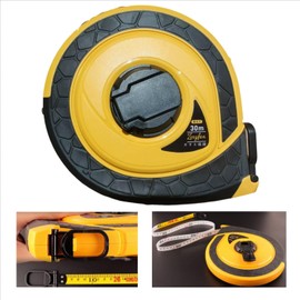 Zosyfex Glass Fiber Tape Measure, Leather Tape Measure, 3 Times Recovery Speed, 16.9 ft (50 m) Measuring 16.9 ft (30 m) Tape Measure, 66.8 ft (20 m) Tape Measurement, Rust Resistant, Durable, Compact