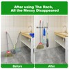 voze 5 Racks and 4 Hooks Mop and Broom Holder