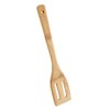 METALTEX -Bamboo Line Slotted Turner, Made of Bamboo Wood, Spatula,