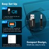NEWFAST AC1300 USB WiFi Adapter for Desktop PC NF-U323V2, 2.4G/5G