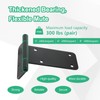 Wmebee 5“ Gate Hinges,260 Lbs Capacity, Matte Black Hinges,6 Pack