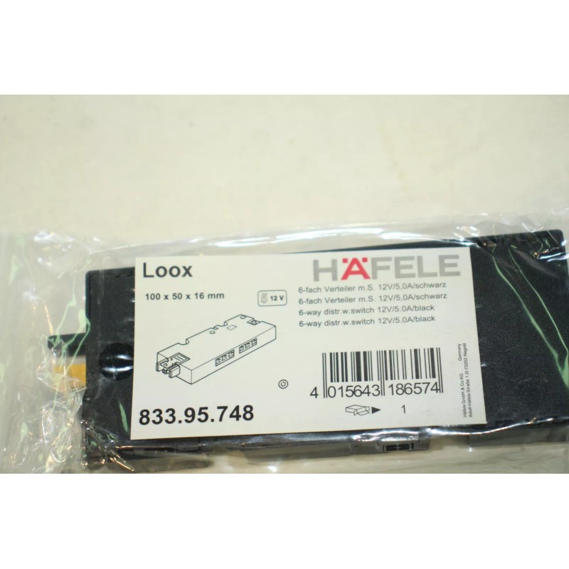 Hafele Loox 833.95.748 Distributor 6 Way with Switching