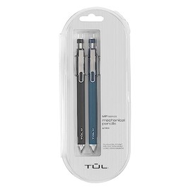 TUL® Mechanical Pencils, 0.7 mm, Black & Navy Barrels, Pack Of 2 Pencils