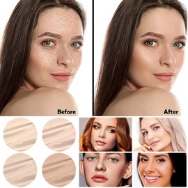 Full Coverage Concealer for Mature Skin - Under Eye Concealer, Long Lasting Moisturising Concealer, Easy to Blend, Vegan Residue Free (103#, 2.5ml)