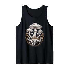 Woodland Mushroom Roots Botanical Cottagecore Forest Tank Top