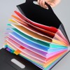 Operitacx Accordion File Organizer with Handle Expanding File Folder for