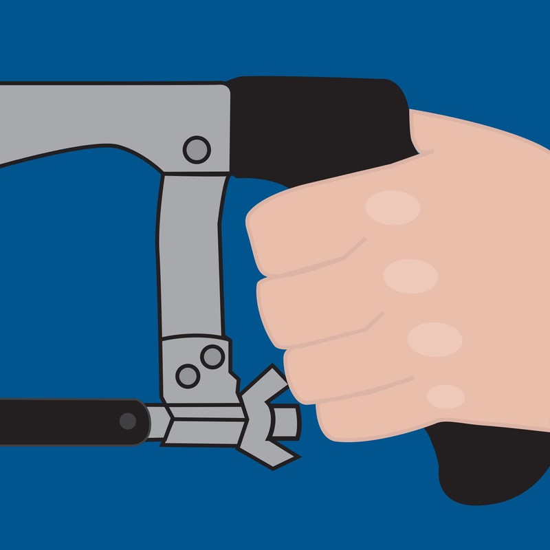 Century Drill & Tool 04950 General Hacksaw Frame, 10" and