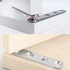 MroMax 1Pcs 59mm Length Stainless Steel 360 Degree Rotable Door