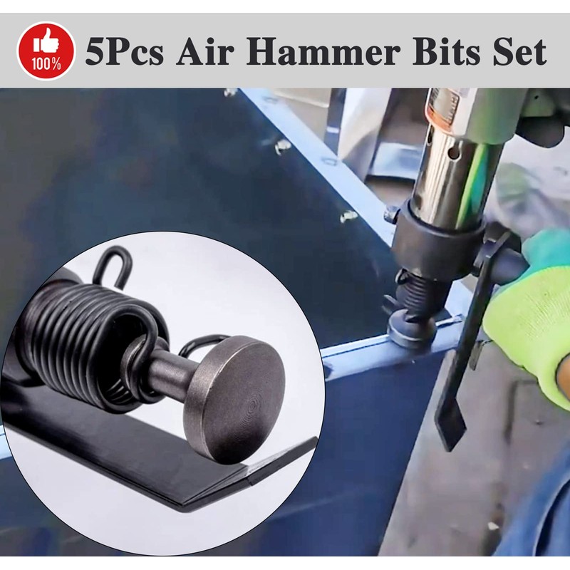 Smoothing Air Hammer Bits Set, 5Pcs Smoothing Air Hammer Tool