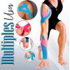 Cinta Kinesiologica Vendaje Neuromuscular Lesion Deporte Color Negro