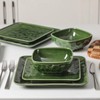 Vicrays Ceramic 18 Pieces Square Dinnerware Set - Dinner Plates