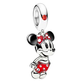 MITSOKU Charms Cartoon Mouse Elephant Bear Duck Firefly Chameleon Frog 925 Sterling Silver Pendant Beads for Bracelets and Necklaces Jewellery Gifts for Women, Sterling Silver, Cubic Zirconia