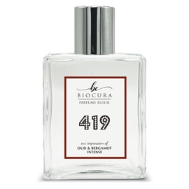 BIOCURA BC Perfume 419 Inspired by Jo M Oud & Bergamot Intense For Women & Men Replica Fragrance Dupes Eau de Parfum Spray Bottle 3.4 Fl Oz/100ml-X1