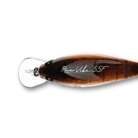 LMAB Crankbait 5.5 cm Power Vibe 55F - 3 Running Depths, Floating - Wobbler Bass, Crankbait Wobbler, Artificial Bait Fishing, Perch Wobbler, Spin Fishing Bait (Ayu, SR, Running Depth 1-2 m, 12 grams)