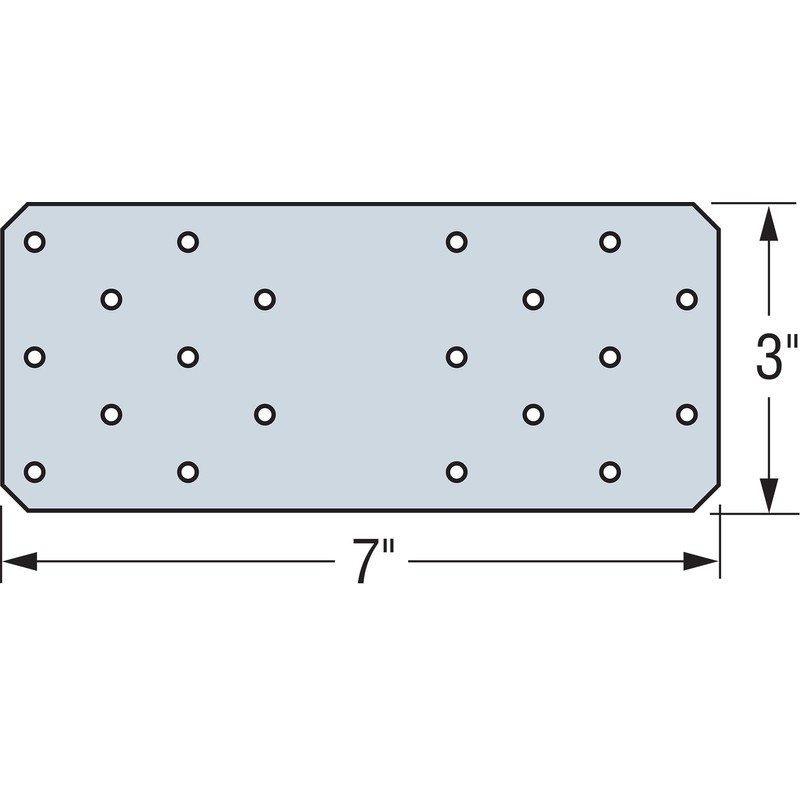 Simpson Strong-Tie HTP37Z HTP 3 in. X 7 in. ZMAX