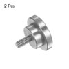 sourcing map 2pcs Flat Contact Points 12mm Dia 5mm Length