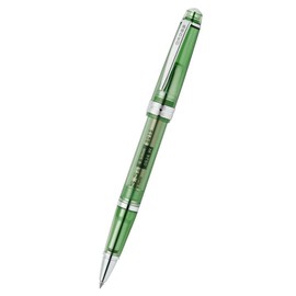 Cross Bailey Light Translucent Rollerball Pen 8015 Black Line Width F Fine Premium Gift Packaging Translucent Green/Chrome