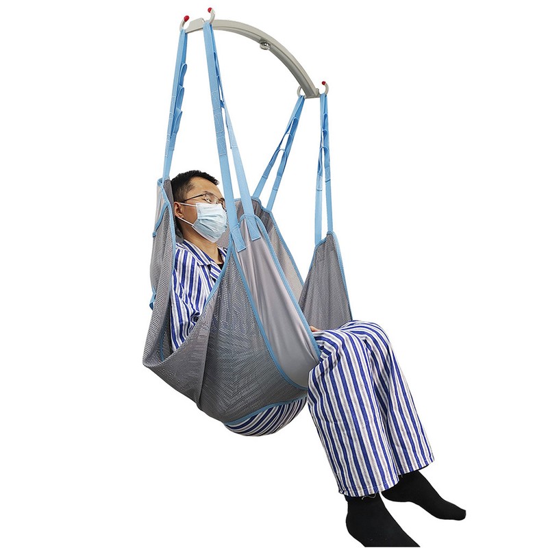 Patient Lift Sling 4 Positions 230KG Capacity Hole Design Mesh