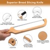SLLFLY Bread bow Knife for Homemade and Silicone Spurtle,Bread slicer