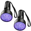 Pack of 2 UV Black Light Torches, UV Lamp, UV