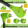 Leisure Cords 25' Power/Extension Cord with 30 AMP Male Standard/30