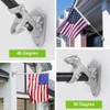 Flag Pole Holder, Outside House Flag Pole Bracket, Heavy Duty
