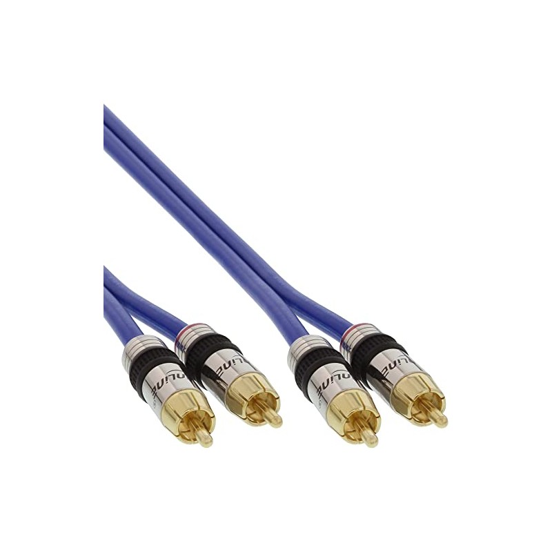 InLine Cinch Kabel, 2x Cinch, Stecker/Stecker, 5m